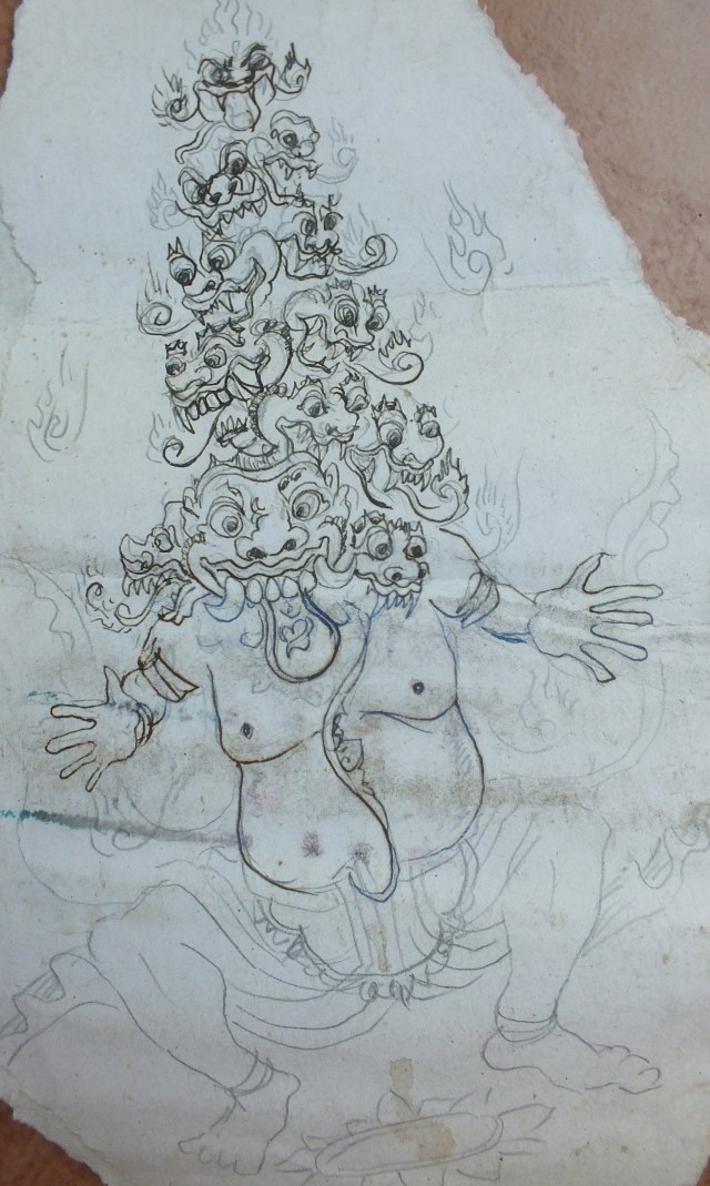 Apel Hendrawan.Pen Sketch, 1979.