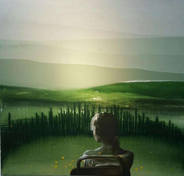 Galung Wiratmaja "Greaen Soul" 145x130cm Acrylic