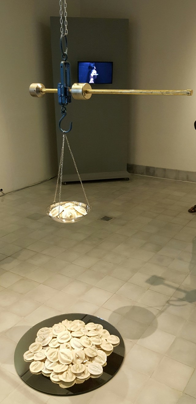 Citra Sasmita "Mea Vulva Maxima Vulva" 2016 Ceramic &amp; mixed media Image richard Horstman