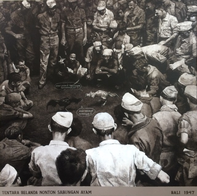 mangu-putra-2016-adu-jago-1947-oil-on-linen-200-x-200-cm