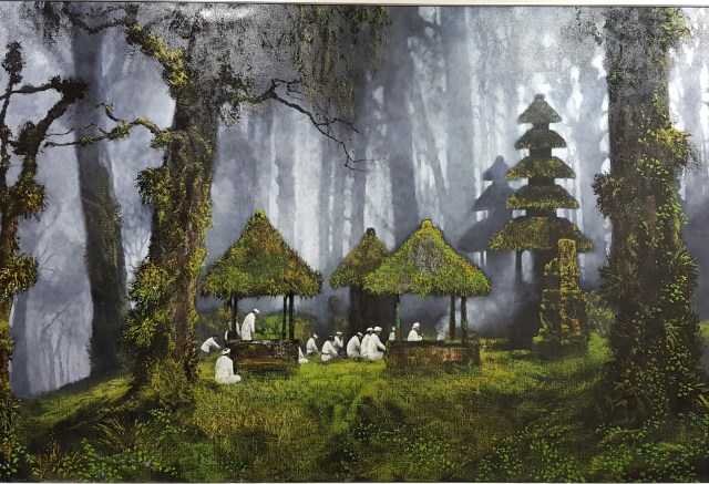 mangu-putra-pura-puncak-mangu-2016-oil-on-canvas-200x300cm