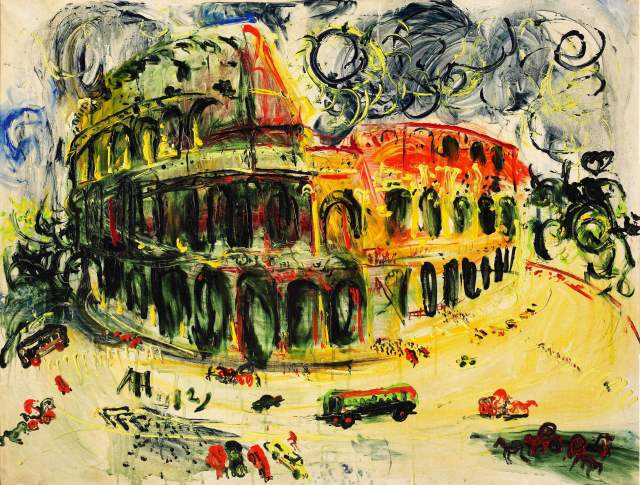Affandi, Colosseum, Roma.Image courtesy sotheby's HK