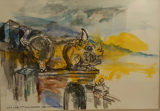 Made Budhiana "Badak Taman Ujung Karangasem"