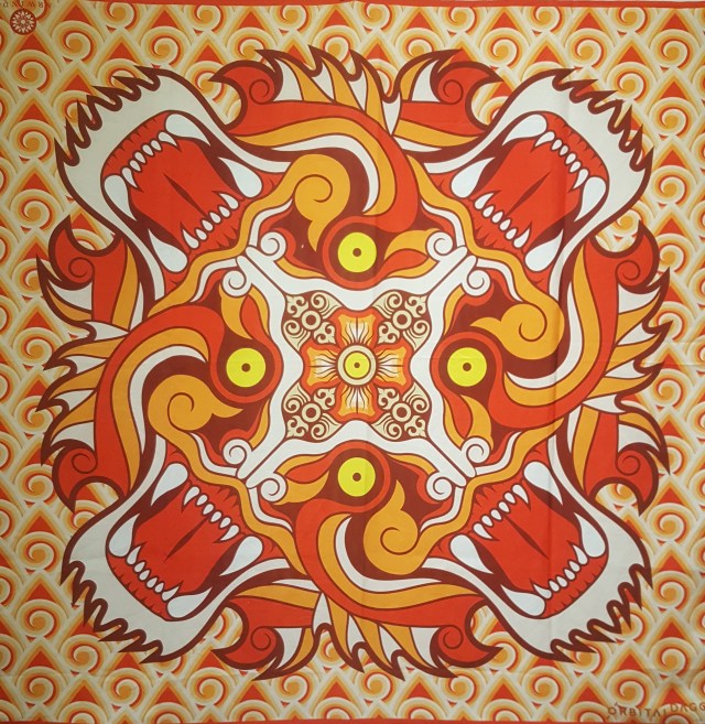 ArtJog 10 Merchandise Project - Wearable Art. Scarf by Radi Arwinda, Image by Richard Horstman