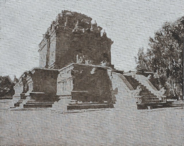 Mendut Size 205 x 165 cm Oil And Bamboo Mounted On Wood 2014