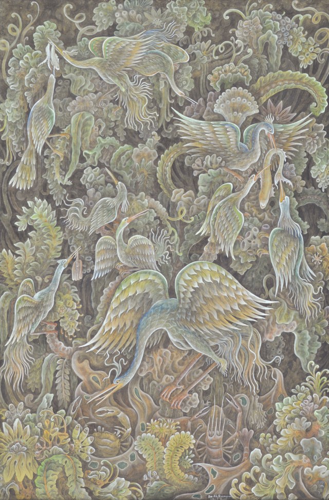 dewa ketut rungun "burung burung bangau" image courtesy of larasati