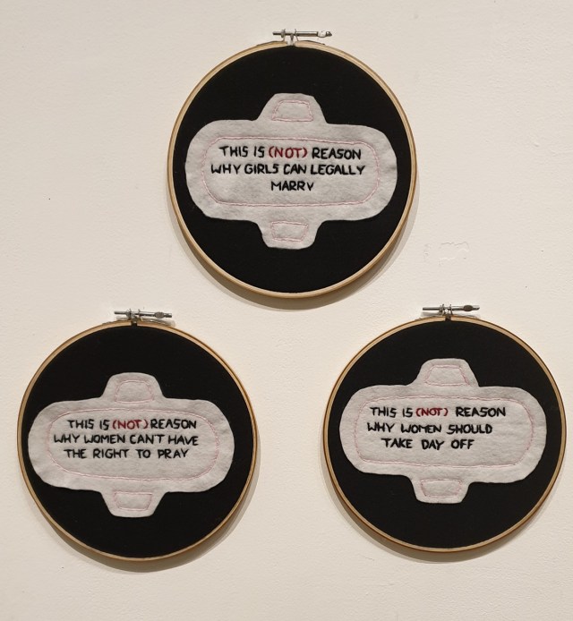 "Happy to Bleed #1,2&amp;3" by Cristine Mandasari - Image Richard Horstman