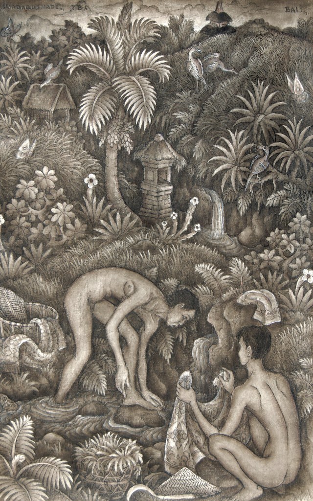 Ida Bagus Made - "Mandi di Pancuran"