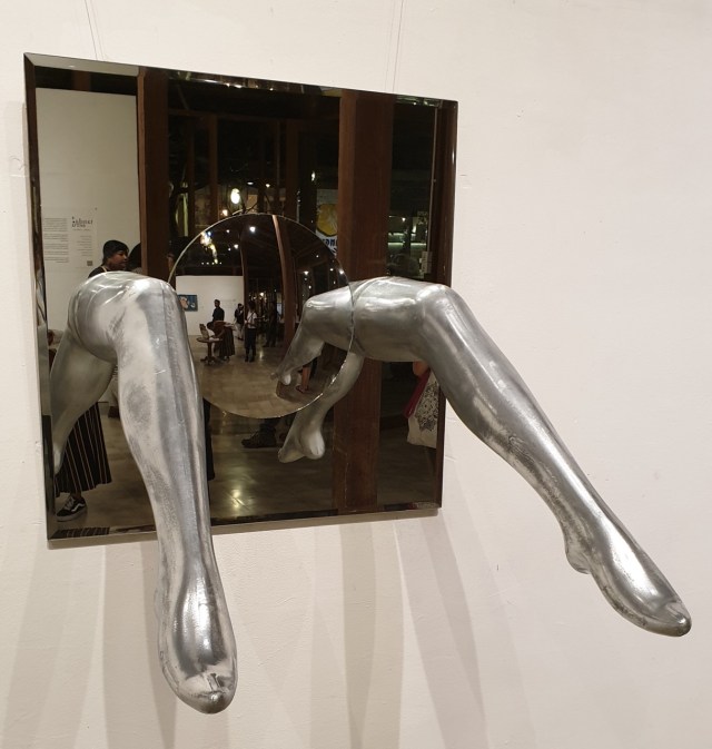 "Res Publica - Security Mirror for Genitalia, 2019, Ni Putu Sridiniari. Image by Richard Horstman