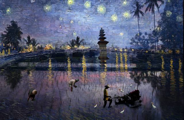 Bali Van Gough Revisited, 2018 - Joel Singer