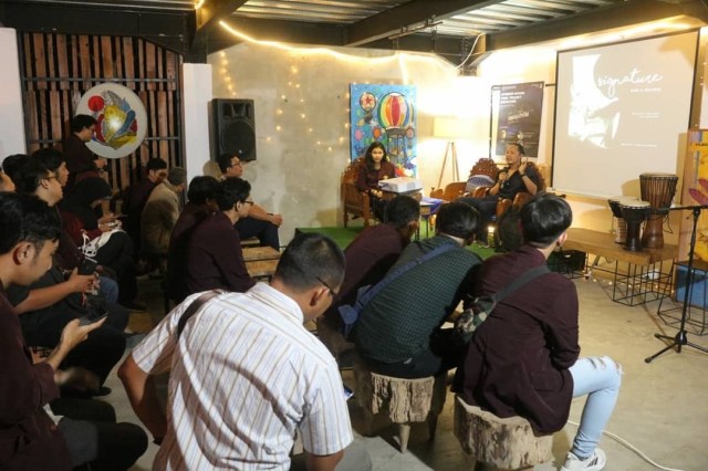 Presentation for design students at Kulidan Kitchen