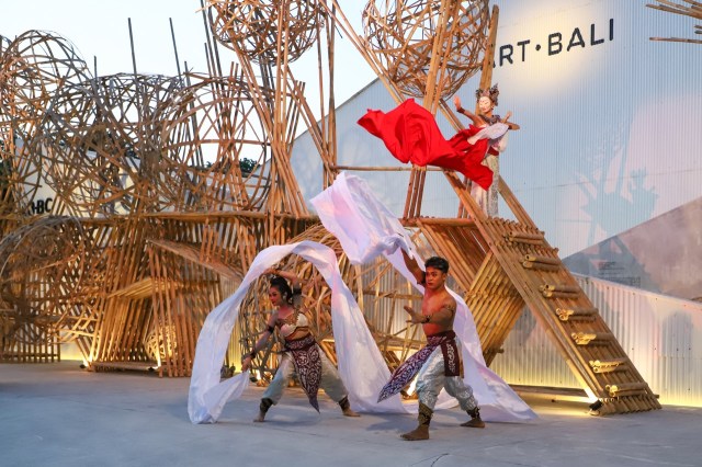 Art Bali opening performace by Kita Poleng Image courtesy of ArtBali