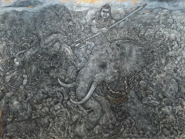 "Bali Singhamdawa" 2019 Nyoman Ari Winata. Image Richard Horstman